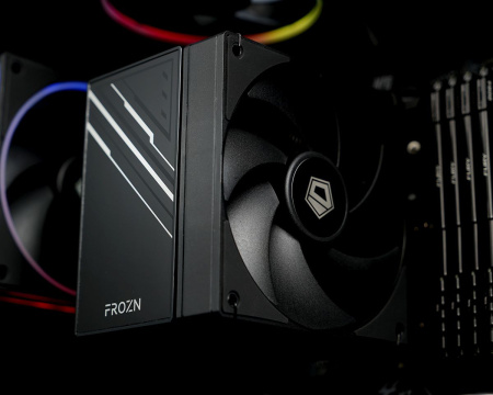 Устройство охлаждения(кулер) ID-Cooling Frozn A610 Soc-AM5/AM4/1151/1200/2066/1700 4-pin 29.85dB Al+