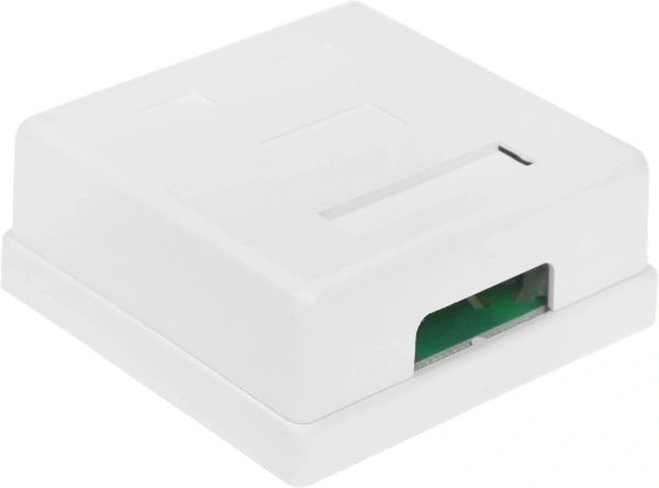 Розетка Hyperline SB1-2-8P8C-C5E-WHRJ45 2 кат.5E UTP бел. (упак.:1шт)