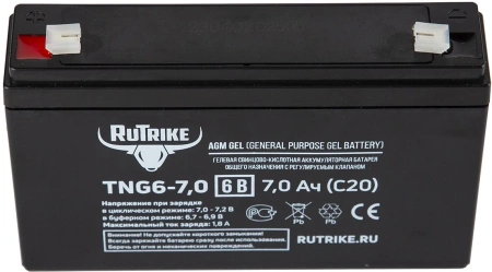 Батарея для ИБП Rutrike TNG6-7,0 6В 7Ач