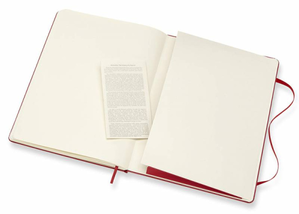 Блокнот Moleskine CLASSIC QP092F2 XLarge 190х250мм 192стр. нелинованный твердая обложка красный