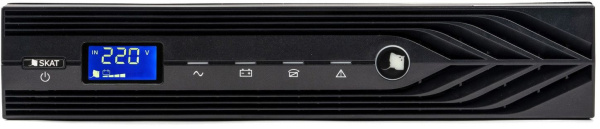 Источник бесперебойного питания Бастион Skat-UPS 1000-Rack-ON-2X9-E 900Вт 1000ВА черный