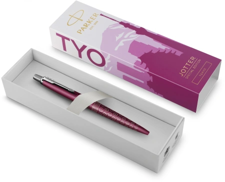 Ручка шариков. Parker Jotter Global Icons SE TYO K179 (2198195) корп.розовый M чернила син. подар.ко