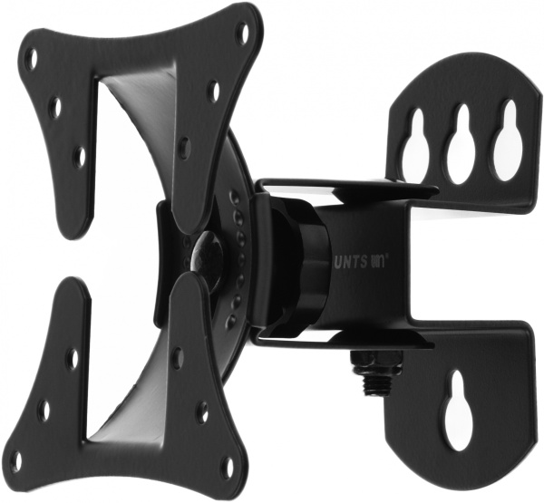 Кронштейн для телевизора Ultramounts UM857 черный 12"-27" макс.30кг настенный поворот и наклон