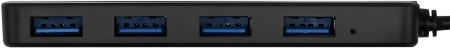Разветвитель USB-C Digma DHUB-4USB-C-2.0 4порт. черный