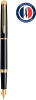 Ручка перьев. Waterman Hemisphere (CWS0920610) Mars Black GT F сталь нержавеющая подар.кор.