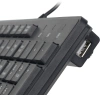Клавиатура Оклик 520M2U черный/черный USB slim Multimedia