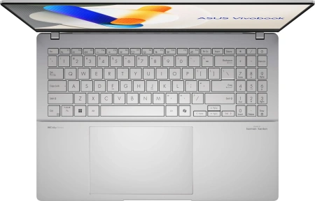 Ноутбук Asus VivoBook S15 OLED M5506NA-MA013 Ryzen 5 7535HS 16Gb SSD1Tb AMD Radeon 15.6" OLED 3K (2880x1620) noOS silver WiFi BT Cam (90NB14D3-M004S0)