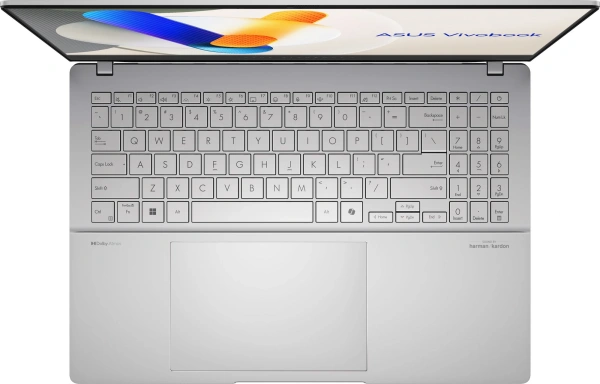 Ноутбук Asus VivoBook S15 OLED M5506NA-MA013 Ryzen 5 7535HS 16Gb SSD1Tb AMD Radeon 15.6" OLED 3K (2880x1620) noOS silver WiFi BT Cam (90NB14D3-M004S0)