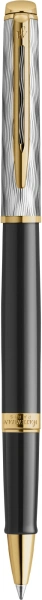Ручка роллер Waterman Reflections of Paris Hemisphere DeLuxe (2200838) Black GT F черн. черн. подар.кор.