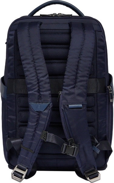 Рюкзак мужской Piquadro Nevet CA6489W132/BLU темно-синий ткань/натур.кожа