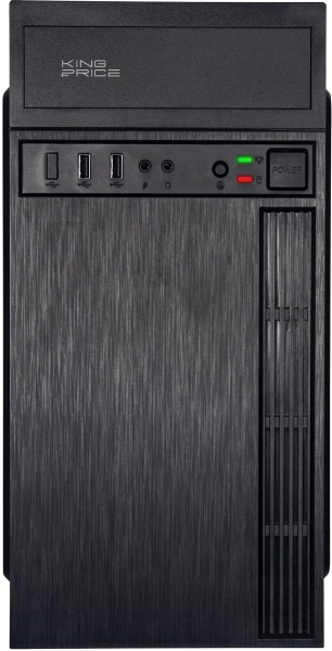 Корпус KingPrice KPCC-MN210 черный без БП mATX 2xUSB2.0 audio
