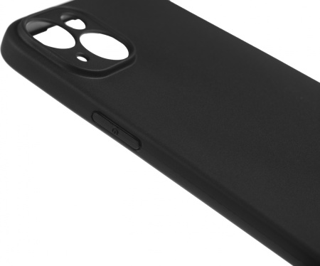 Чехол (клип-кейс) BoraSCO для Apple iPhone 15 Plus черный (72414)