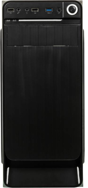 Корпус Accord E-01 черный без БП ATX 1x80mm 1x92mm 2x120mm 2xUSB2.0 1xUSB3.0 audio