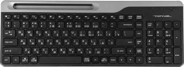 Клавиатура A4Tech Fstyler FBK25 черный/серый USB беспроводная BT/Radio slim Multimedia