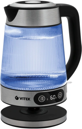 Чайник электрический Vitek VT-8825 1.8л. 2200Вт прозрачный корпус: стекло