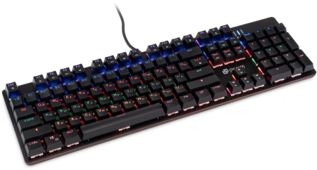 Клавиатура Оклик 990 G2 механическая черный USB Multimedia for gamer LED (1875240)