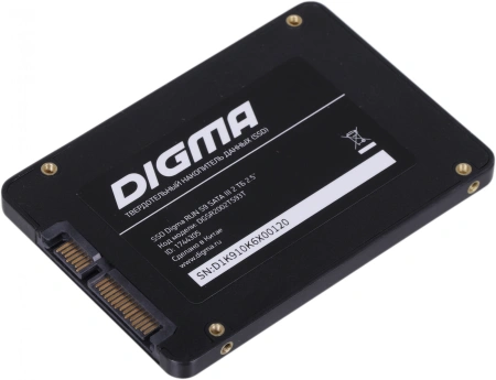 Накопитель SSD Digma SATA III 2Tb DGSR2002TS93T Run S9 2.5"