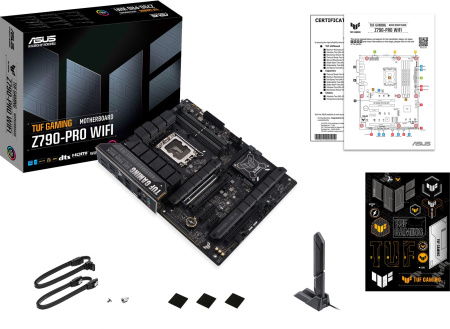 Материнская плата Asus TUF GAMING Z790-PRO WIFI Soc-1700 Intel Z790 4xDDR5 ATX AC`97 8ch(7.1) 2.5Gg