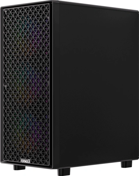 Корпус Formula MANA DYNAMIC черный без БП ATX 6x120mm 2xUSB3.0 1xUSB3.1 audio bott PSU