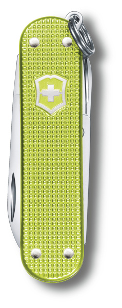 Нож перочинный Victorinox Classic Lime Twist (0.6221.241G) 58мм 5функц. карт.коробка