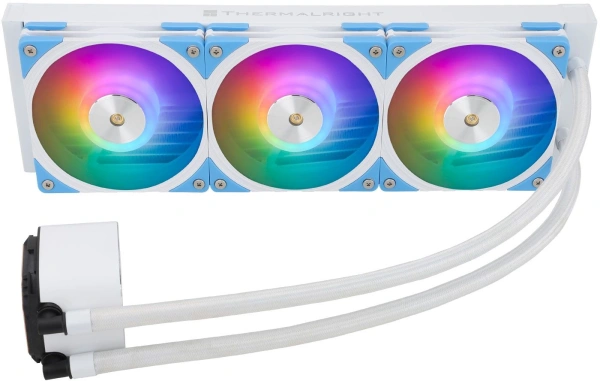 Система водяного охлаждения Thermalright Frozen Horizon 360 ARGB Soc-AM5/AM4/1151/1200/2066/1700 белый 4-pin 28.1dB Al Ret (F-HORIZON-360-WH)