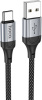 Кабель Hoco X102 Fresh Type-C USB (m)-USB Type-C 1м черный коробка
