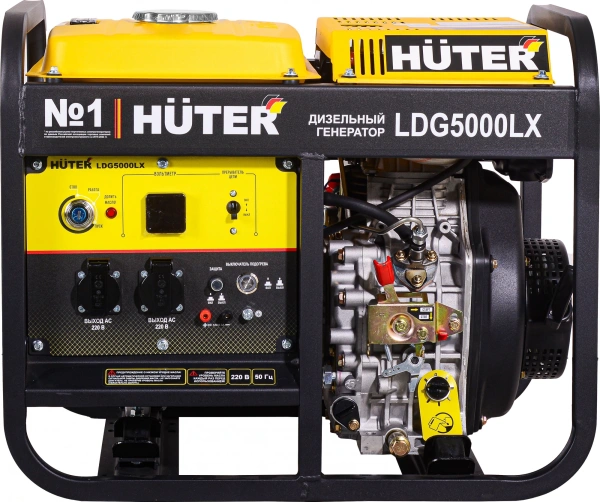 Генератор Huter LDG 5000LX 3.3кВт