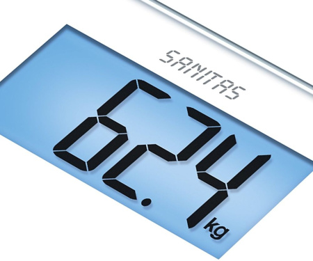 Весы напольные электронные Sanitas SGS03 макс.150кг белый