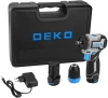 Дрель-шуруповерт Deko Loner 12V Pro аккум. патрон:быстрозажимной (кейс в комплекте) (085-1122)