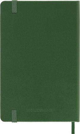 Блокнот Moleskine CLASSIC QP012K15 Pocket 90x140мм 192стр. нелинованный твердая обложка зеленый