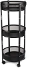 Этажерка Domfy DHC-FC30862 34.2x34.2x83.6см d=34.2см черный