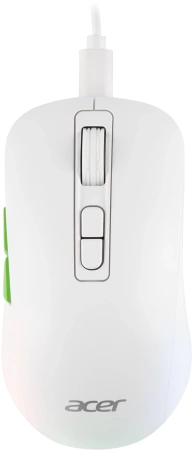 Мышь Acer OMR311 белый оптическая 2400dpi беспров. BT/Radio USB 7but (ZL.MCECC.034)
