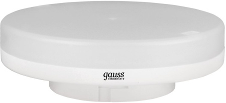 Лампа светодиодная Gauss Elementary 11Вт цок.:GX53 таблетка 220B 4100K св.свеч.бел.нейт. Tablet (упак.:1шт) (83821)