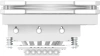 Устройство охлаждения(кулер) ID-Cooling IS-67-XT Wh Soc-AM5/AM4/1151/1200/1700 4-pin 16-35dB Al+Cu 1