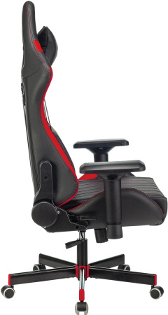 Кресло игровое A4Tech Bloody GC-990 черный/красный эко.кожа крестов. металл