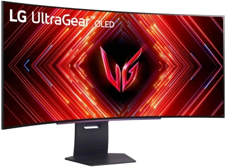 Монитор LG 44.5" (113.03см) 45GS95QE-B OLED WQ чер HDMI DP USB M/M HAS Piv 1000cd Ex Cur