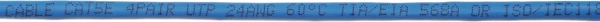 Патч-корд ANP511_3M_B UTP 4 пары cat5E CCA molded 3м синий outdoor RJ-45 (m)-RJ-45 (m)
