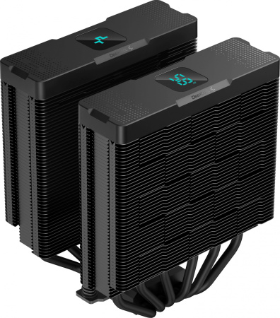 Устройство охлаждения(кулер) Deepcool AG620 Bk ARGB Soc-AM5/AM4/1151/1200/2066/1700 4-pin 15-29dB Al