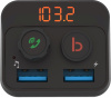 Автомобильный FM-модулятор Ritmix FMT-B100 черный MicroSD BT USB (80000554)