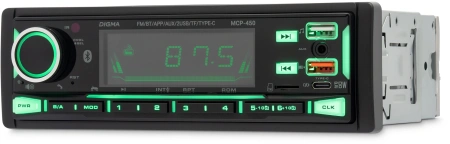 Автомагнитола Digma MCP-450 1DIN 2x45Вт 4