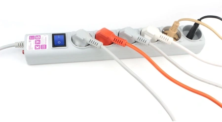 Сетевой фильтр Powercube SPG(5+1)-16B-3М-WHITE 3м (6 розеток) белый (коробка)