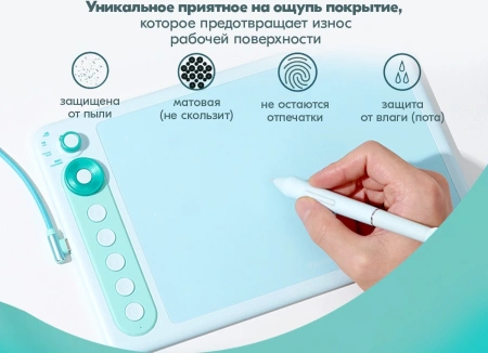 Графический планшет Parblo Intangbo X7 USB Type-C розовый