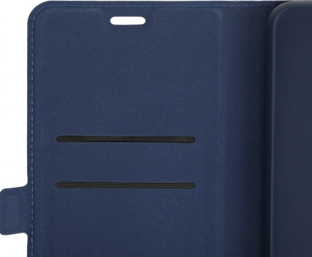 Чехол (флип-кейс) DF для Samsung Galaxy A02 sFlip-85 синий (DF SFLIP-85 (BLUE))