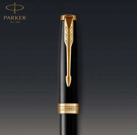 Ручка роллер Parker Sonnet Core T530 (CW1931496) LaqBlack GT F черн. черн. подар.кор.