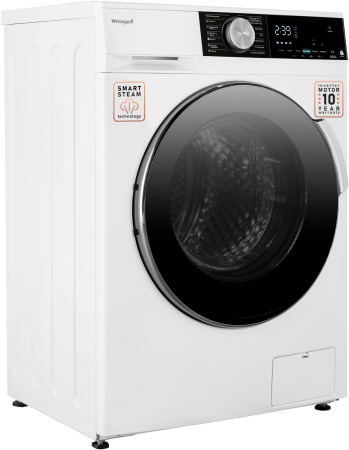 Стиральная машина Weissgauff Premium WMD 47148 DC Inverter Steam класс: A загр.фронтальная макс.:8кг (с сушкой) белый инвертер