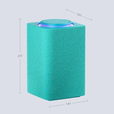 Умная колонка Yandex Станция Макс Zigbee Алиса бирюзовый 65W 1.0 BT/Wi-Fi 10м (YNDX-00053TRQ)