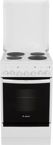 Плита Электрическая Gefest ЭП Н Д 5140-02 белый эмаль (металлическая крышка)