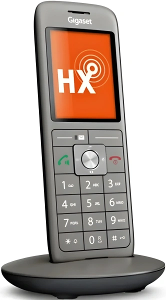 Трубка доп. Dect Gigaset CL660HX HSB RUS черный для CL660