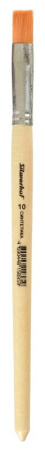 Кисть Silwerhof 981152 худож. синтетика плоск. №10 дерев.лакир.ручка