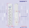 Сетевой фильтр Ippon BK-6-EU-3-10-W 3м (6 розеток) белый (коробка)